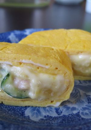ポテサラ卵焼き-レシピのメイン写真