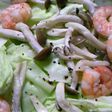 10分 エビとキャベツのレンジ蒸し
