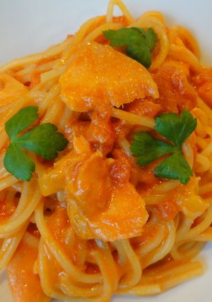 塩鮭のトマトクリームパスタ☆-レシピのメイン写真