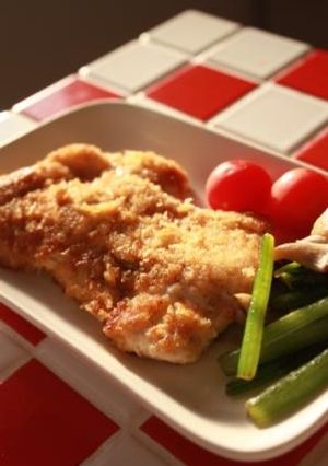 揚げないdeニンニクバターチキンかつ❤-レシピのメイン写真