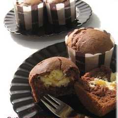 รูปของ オレンジチーズのかくれんぼカップケーキ♪