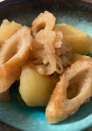 じゃがいもとちくわと切り干し大根の煮物✨-レシピのメイン写真