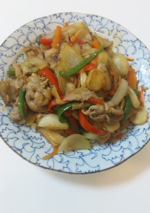 定食屋さんの味！肉野菜炒め-レシピのメイン写真