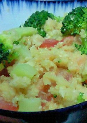 新食感！おから長芋◎トマト＆ブロッコリ-レシピのメイン写真