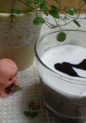 レンジでもっちりプルルン♥ココアプリン-レシピのメイン写真