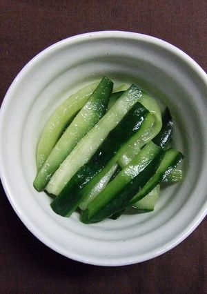 丸ごと一本☆お胡瓜の甘酢❤カロリーオフ-レシピのメイン写真