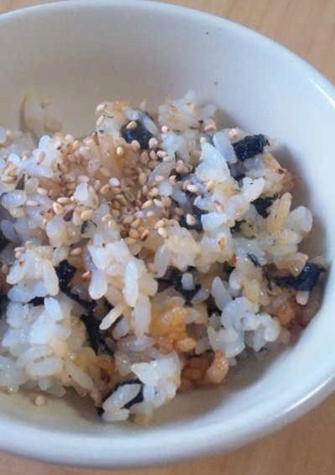 家にあるもので♪海苔とかつおの炒めご飯-レシピのメイン写真