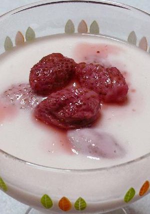イチゴの牛乳かん-レシピのメイン写真