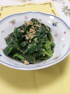 ほうれん草とワカメ♪ゴマからしあえ-レシピのメイン写真
