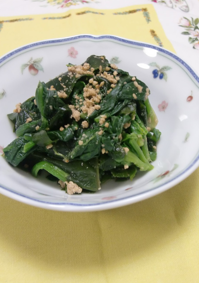 ほうれん草とワカメ♪ゴマからしあえ-レシピのメイン写真