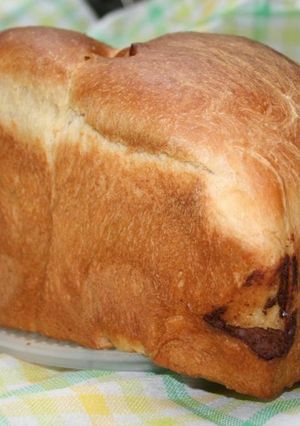 ＨＢで簡単チョコ食パン-レシピのメイン写真