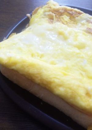 チーズがダレなぃ♪ふわふわの卵トースト-レシピのメイン写真