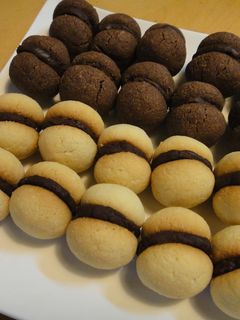 さくほろ♪まんまるクッキーのチョコサンド-レシピのメイン写真