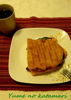 チャバタでパニーニ-レシピのメイン写真