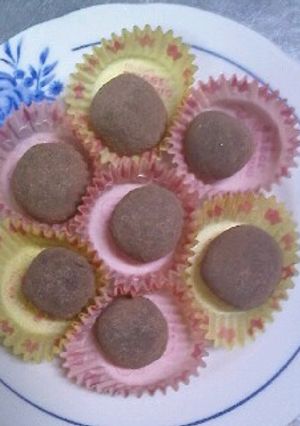 牛乳でトリュフ♪-レシピのメイン写真