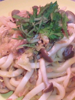 鮭de焼きうどん(★'∪`d)-レシピのメイン写真