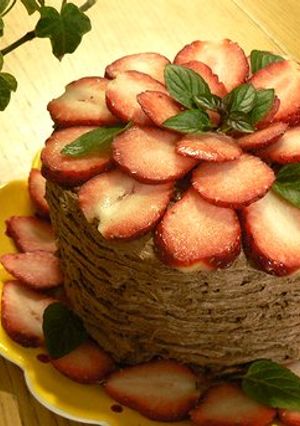 簡単♪チョコレートクリームのケーキ-レシピのメイン写真