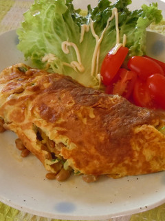 納豆オムレツ-レシピのメイン写真