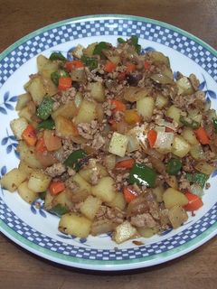 かんたんひき肉野菜炒め(ころころサイズ)-レシピのメイン写真