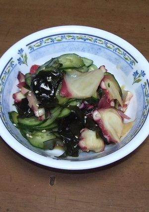 かんたん酢だこ（わかめ、きゅうり）-レシピのメイン写真