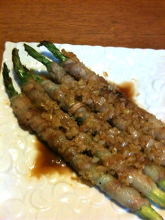 アスパラの肉巻き☆ネギポンソース-レシピのメイン写真