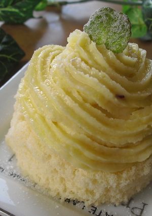 クリームチーズで♪爽やかモンブラン風-レシピのメイン写真