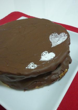 チョコレートチーズケーキ-レシピのメイン写真