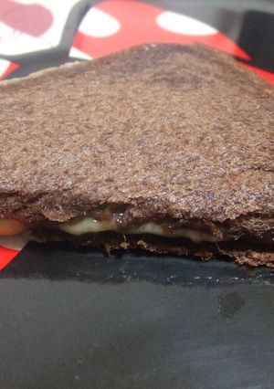 チョコパン＊メープルチーズホットサンド＊-レシピのメイン写真