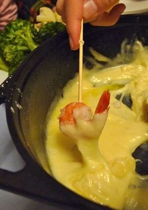 溶けるチーズで簡単チーズフォンデュ-レシピのメイン写真