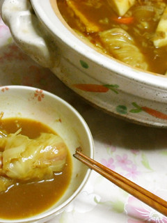 うどんスープでカレーおでん♪-レシピのメイン写真