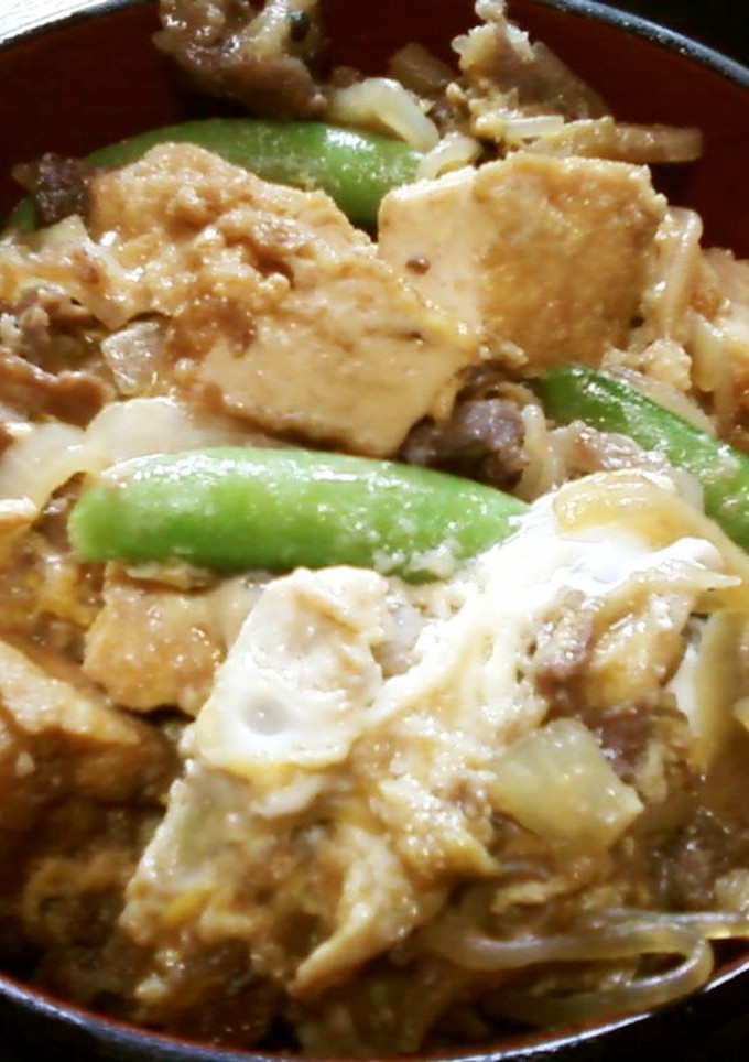 牛玉丼★厚揚げで嵩増し（昆布つゆ）-レシピのメイン写真