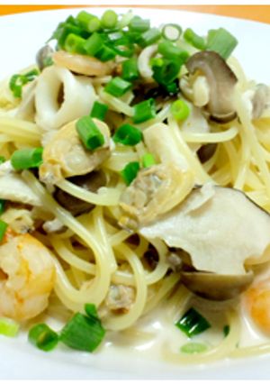 おだし香るきのこミルクパスタ-レシピのメイン写真