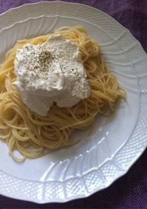 生クリームスパゲッティ-レシピのメイン写真