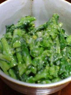 菜の花の芥子酢味噌-レシピのメイン写真