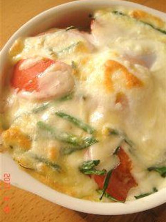 カレーが残ったら カレーうどんグラタン♪-レシピのメイン写真