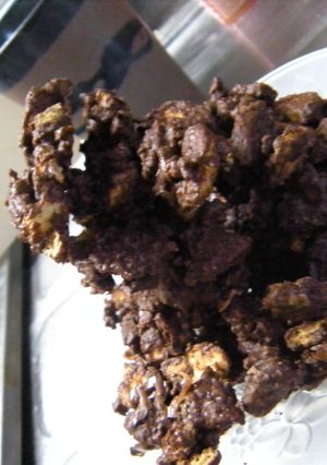 ざくざく食感☆混ぜるだけクッキーチョコ-レシピのメイン写真