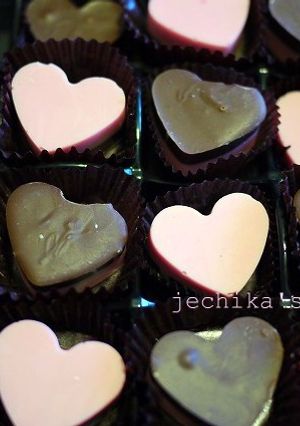 型抜きハートチョコ-レシピのメイン写真