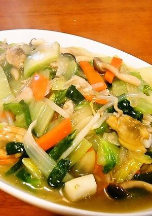 あっさり味!魚介のうまみたっぷり八宝菜-レシピのメイン写真