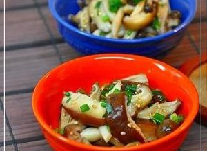 ☆しめじと椎茸のゴマポン酢和え☆-レシピのメイン写真