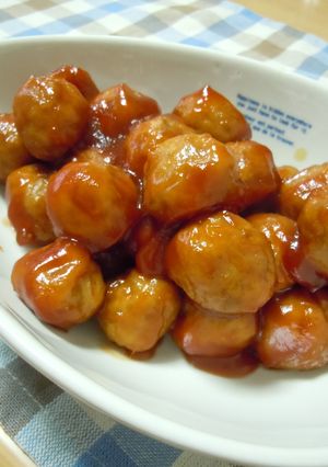ふわふわ肉だんごの甘酢あんかけ-レシピのメイン写真