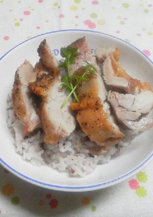 塩鶏丼-レシピのメイン写真