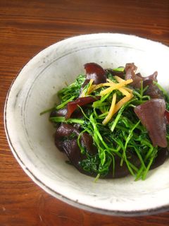 きくらげと豆苗の生姜炒め-レシピのメイン写真
