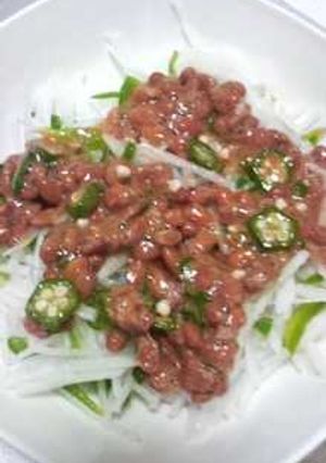 納豆のせ大根サラダ-レシピのメイン写真