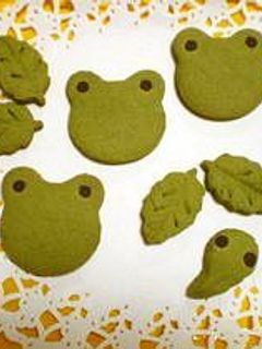 子供大喜び♪抹茶の★かえるクッキー★-レシピのメイン写真