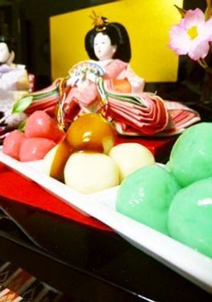 ◎ひなまつり◎白玉◎みたらしver.-レシピのメイン写真
