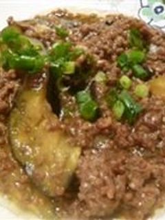 なすと挽肉の甘辛あんかけ-レシピのメイン写真
