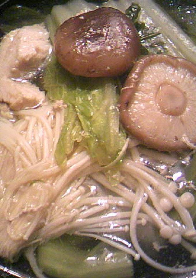 鶏ハムを煮た後の煮汁で白だしスープ-レシピのメイン写真