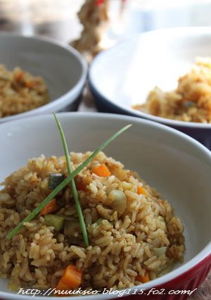 炊飯器で簡単☆野菜カレーピラフ-レシピのメイン写真