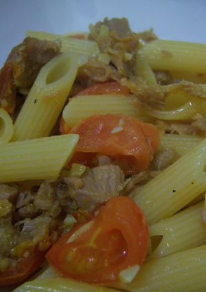 イタリア 簡単☆プチトマトとツナのパスタ-レシピのメイン写真