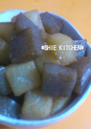 甘辛な大根とこんにゃくの炒め煮-レシピのメイン写真